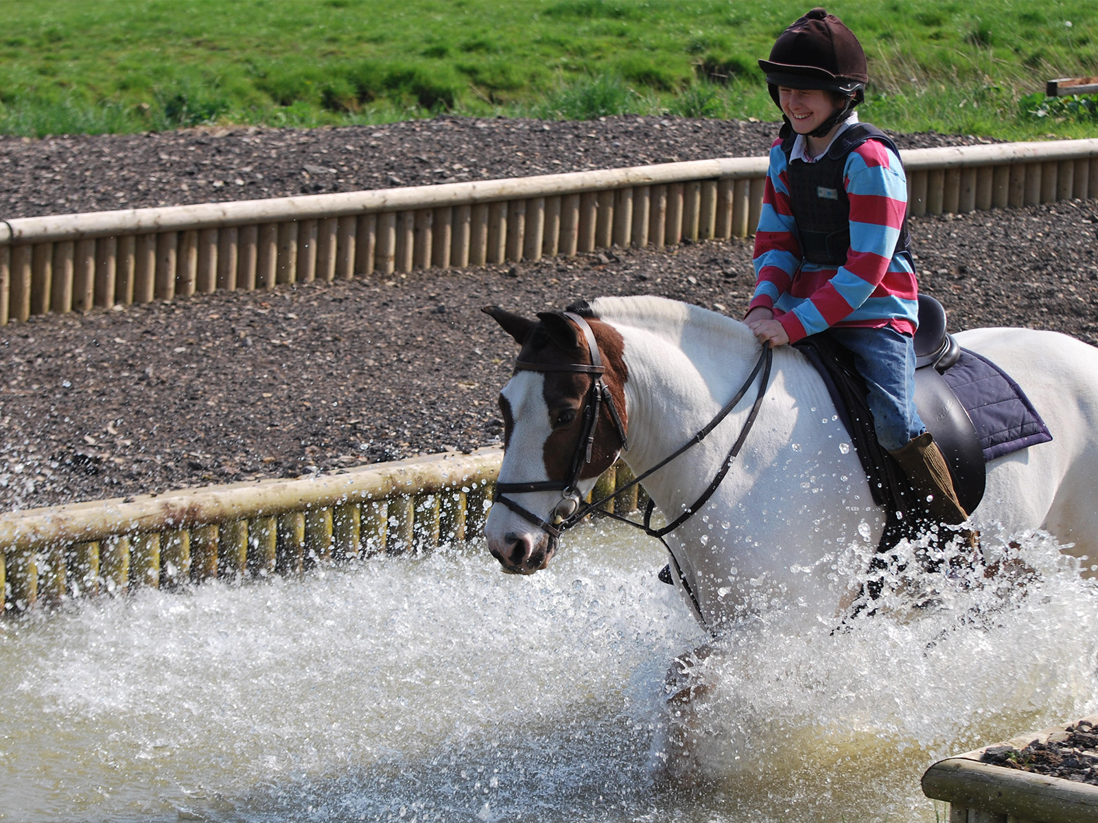 Horse riding at Evenlode Grounds Farm